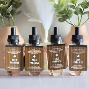 4 Coco Paradise Wallflower Refills by Bath and Body Works
